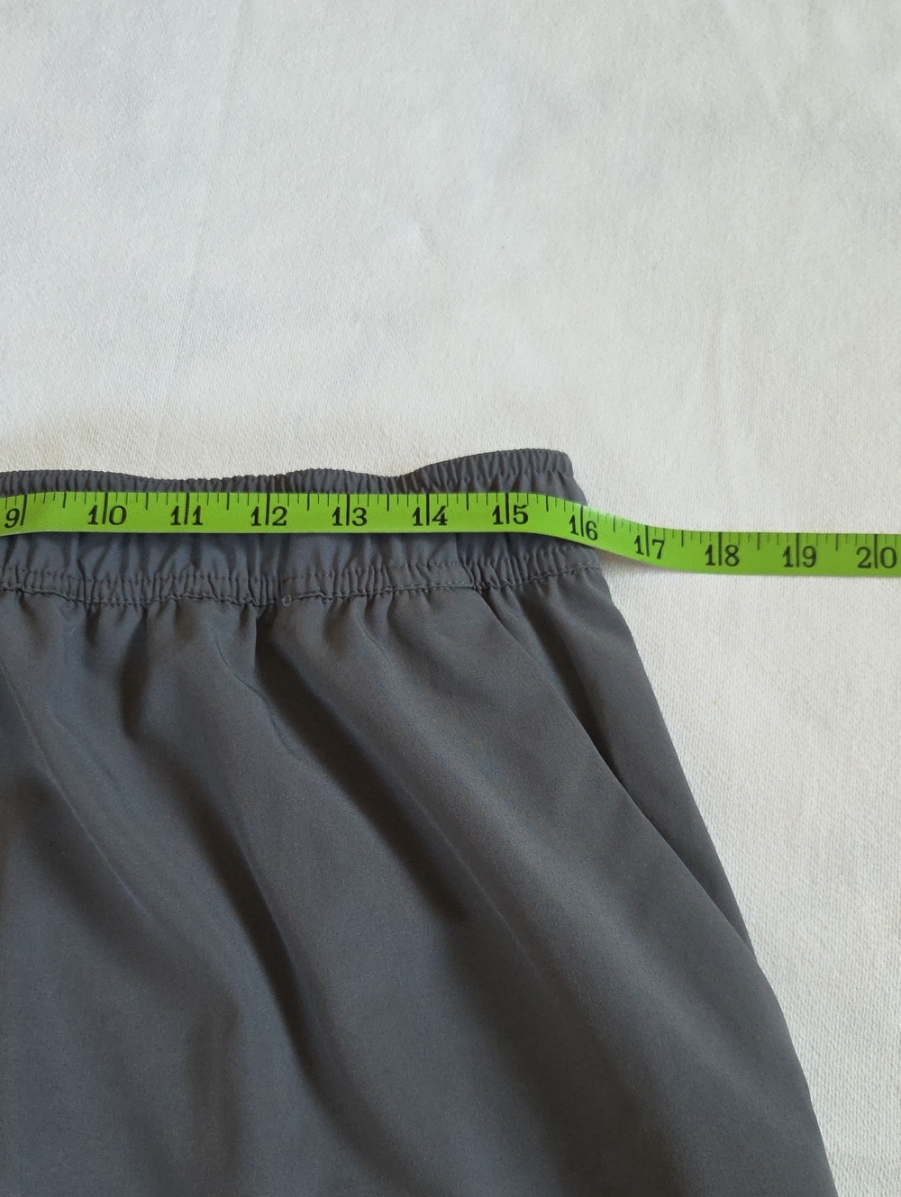 Stillwater Supply Co. Gray Laser-Cut Hem Women's Skorts-Elastic Waist - Picture 6 of 10